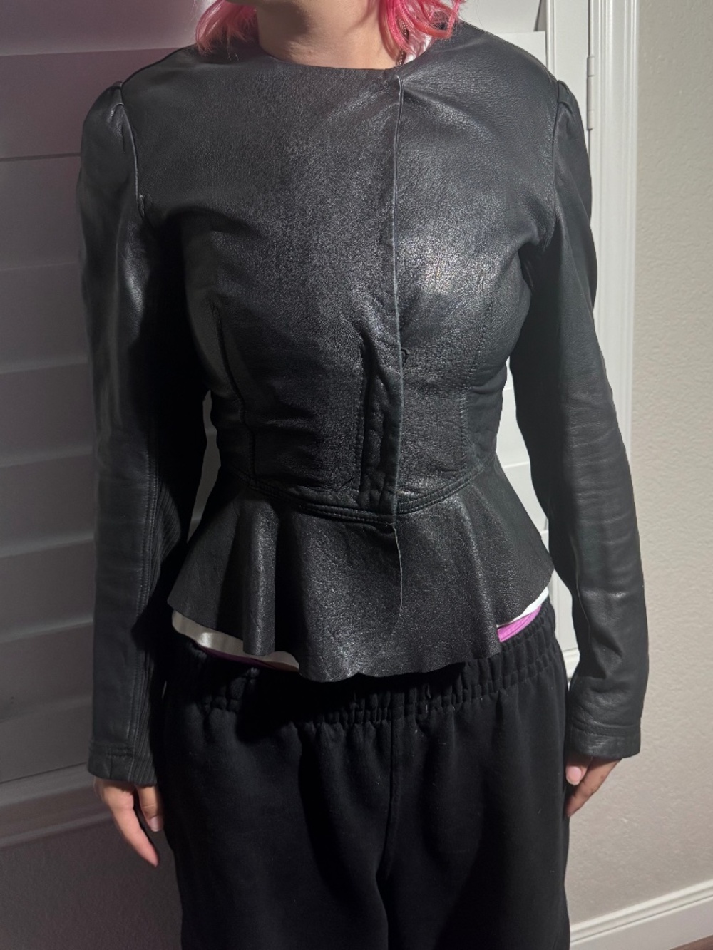 BCBG Max Leather Jacket
